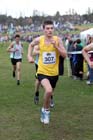 Ian Bailey in the Under-20 Men, McCain Inter Counties Cross Country, Cofton Park, Birmingham.
